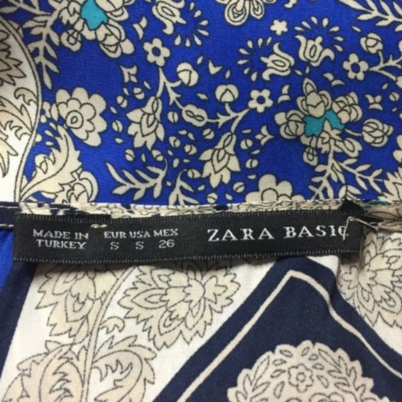 ZARA Paisley Patchwork Tunic Dress - Picture 7 of 7